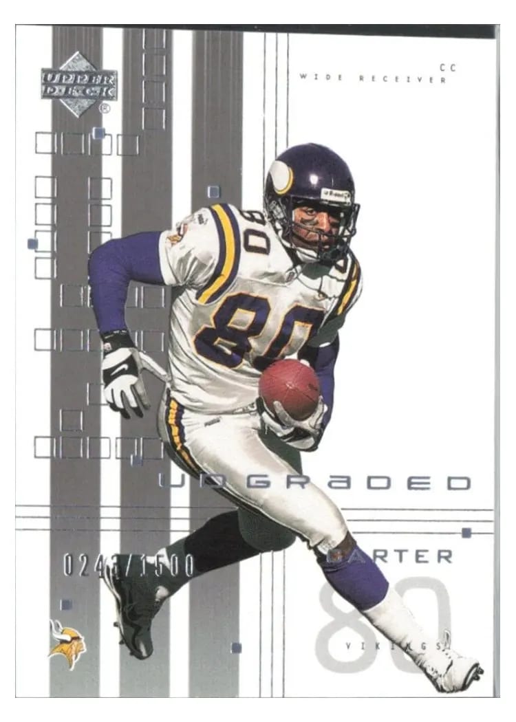 2000 Upper Deck Graded Cris Carter #46 card
