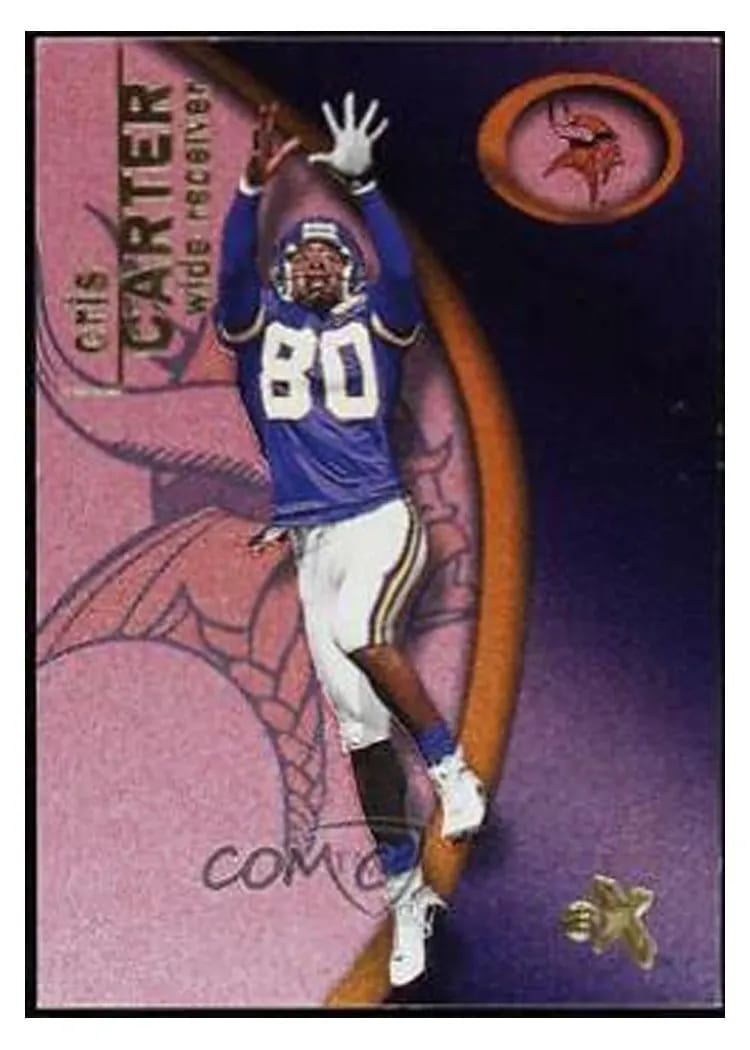 2001 Fleer E X Cris Carter #54 card