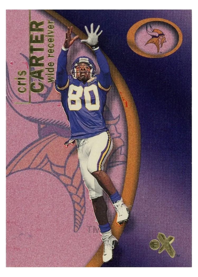 2001 Fleer E X Cris Carter Essential Cred. Now #54 card