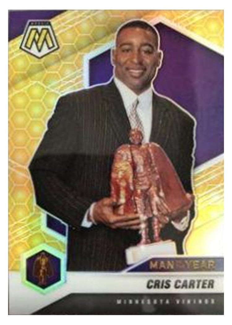 2021 Panini Mosaic Base Set Cris Carter Honeycomb #277 card