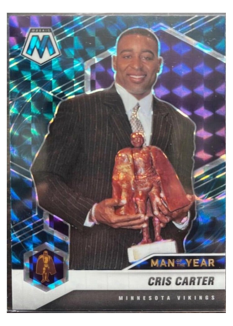 2021 Panini Mosaic Base Set Cris Carter #277 card
