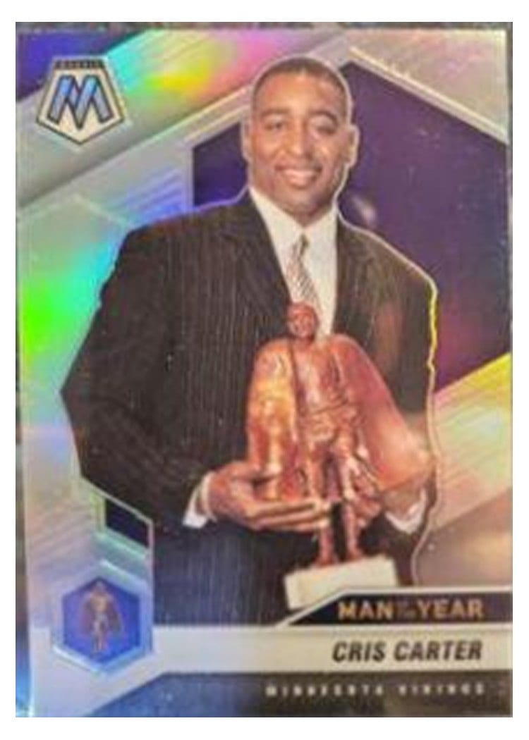 2021 Panini Mosaic Base Set Cris Carter #277 card