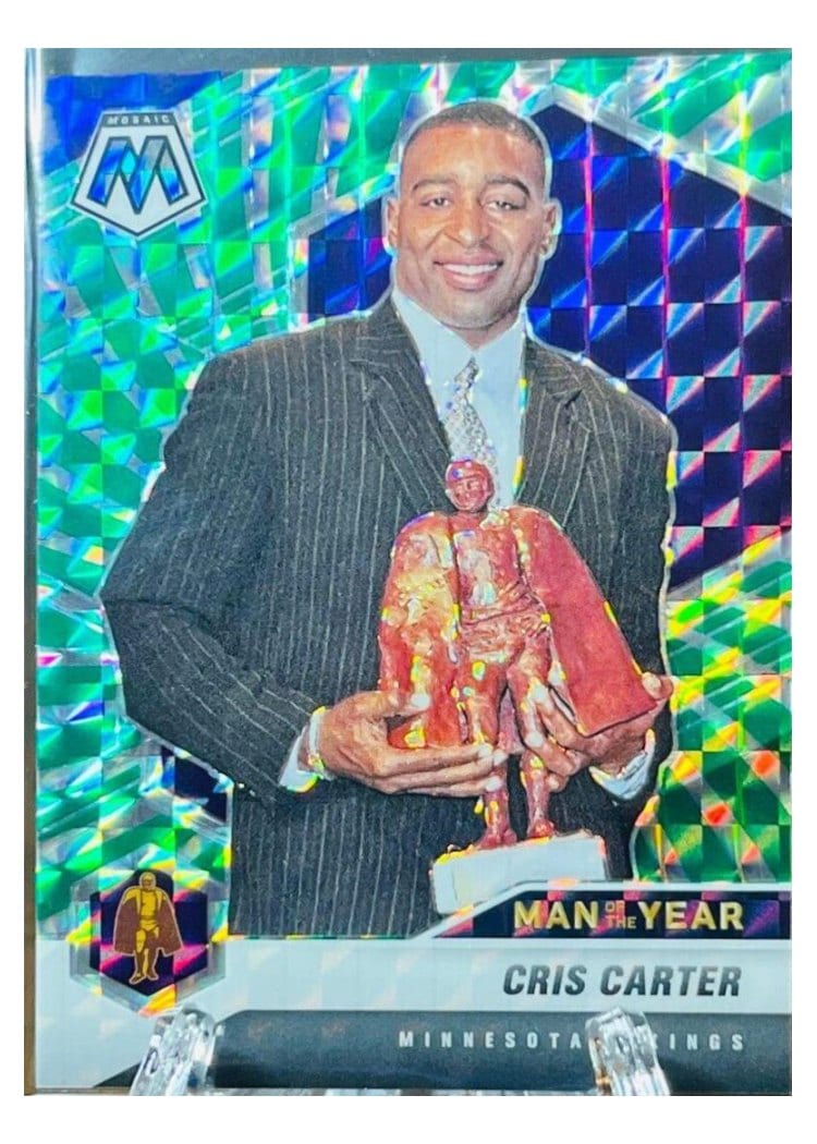 2021 Panini Mosaic Base Set Cris Carter #277 card