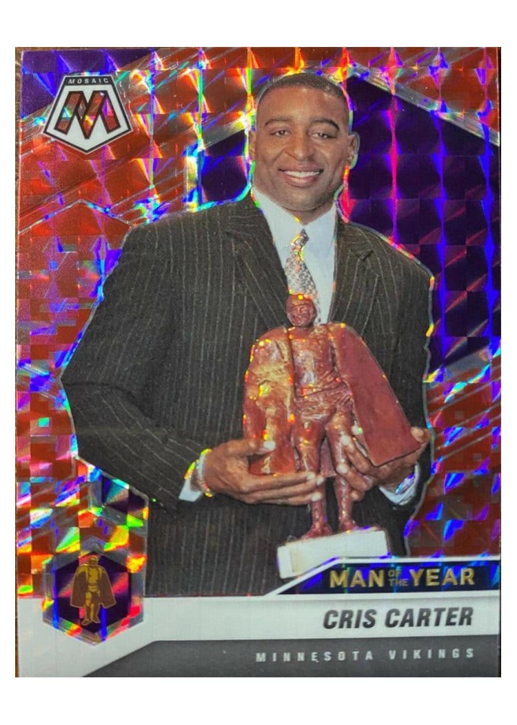 2021 Panini Mosaic Base Set Cris Carter #277 card