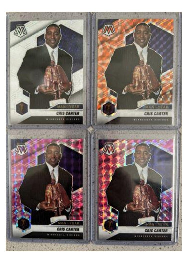 2021 Panini Mosaic Base Set Cris Carter #277 card