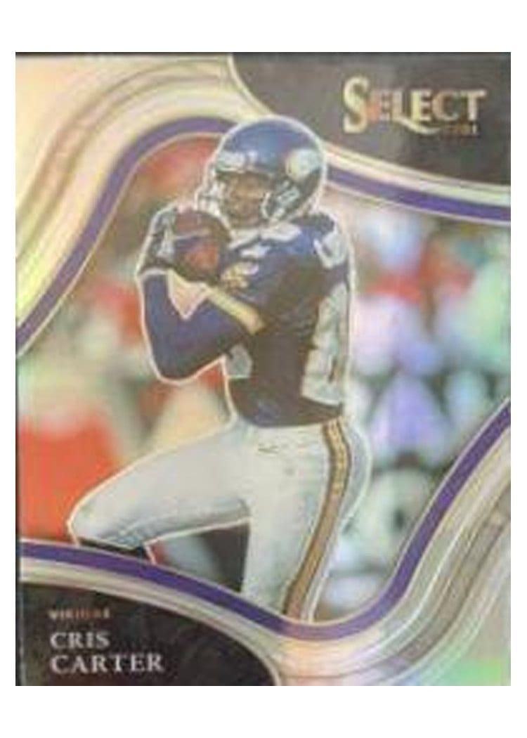 2021 Panini Select Base Set Cris Carter Silver #338 card