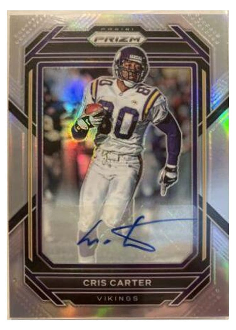 2022 Panini Prizm Base Set Cris Carter #196 card