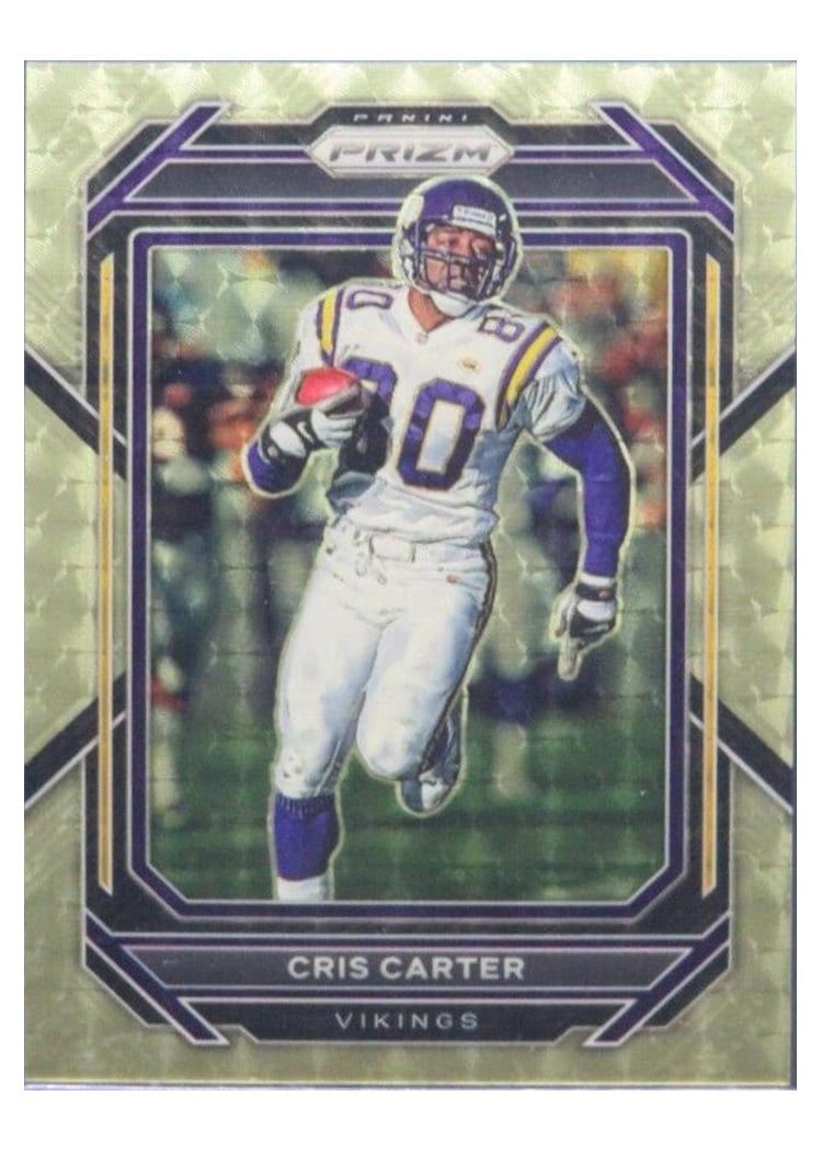 2022 Panini Prizm Base Set Cris Carter #196 card