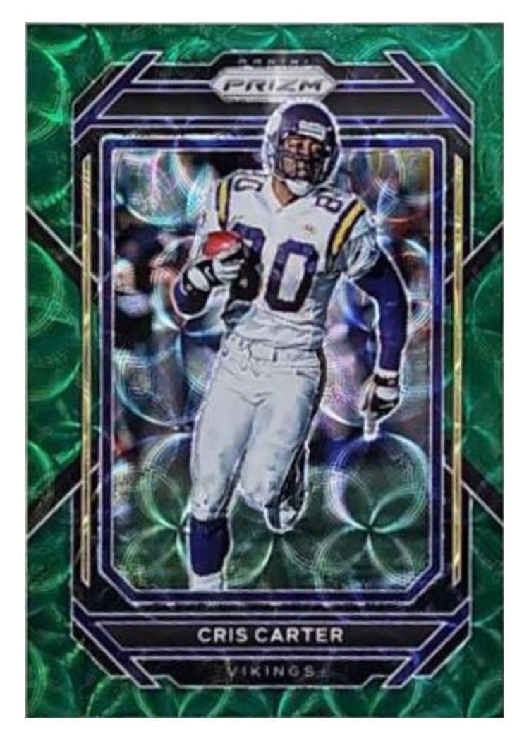 2022 Panini Prizm Base Set Cris Carter #196 card