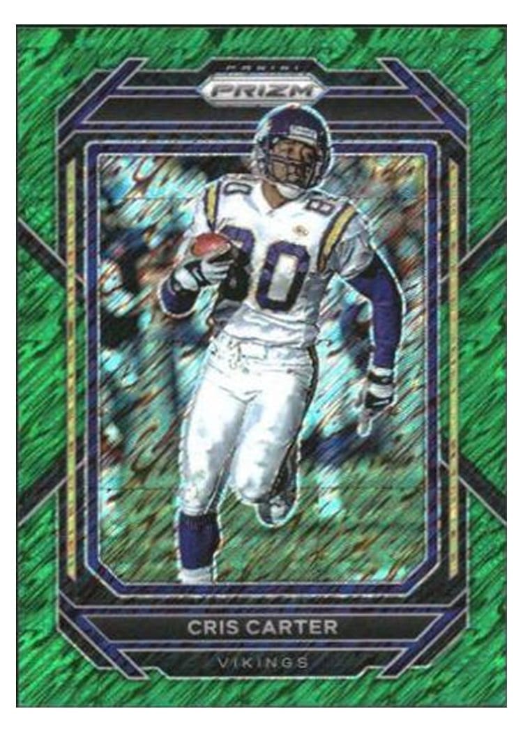 2022 Panini Prizm Base Set Cris Carter #196 card