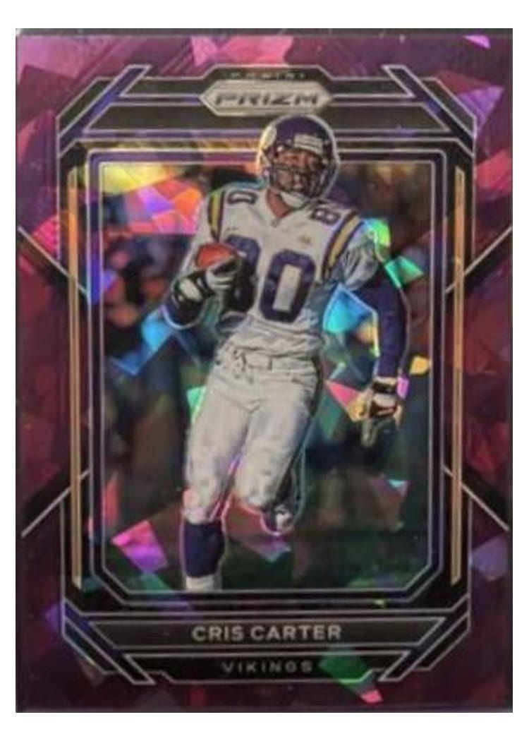 2022 Panini Prizm Base Set Cris Carter #196 card