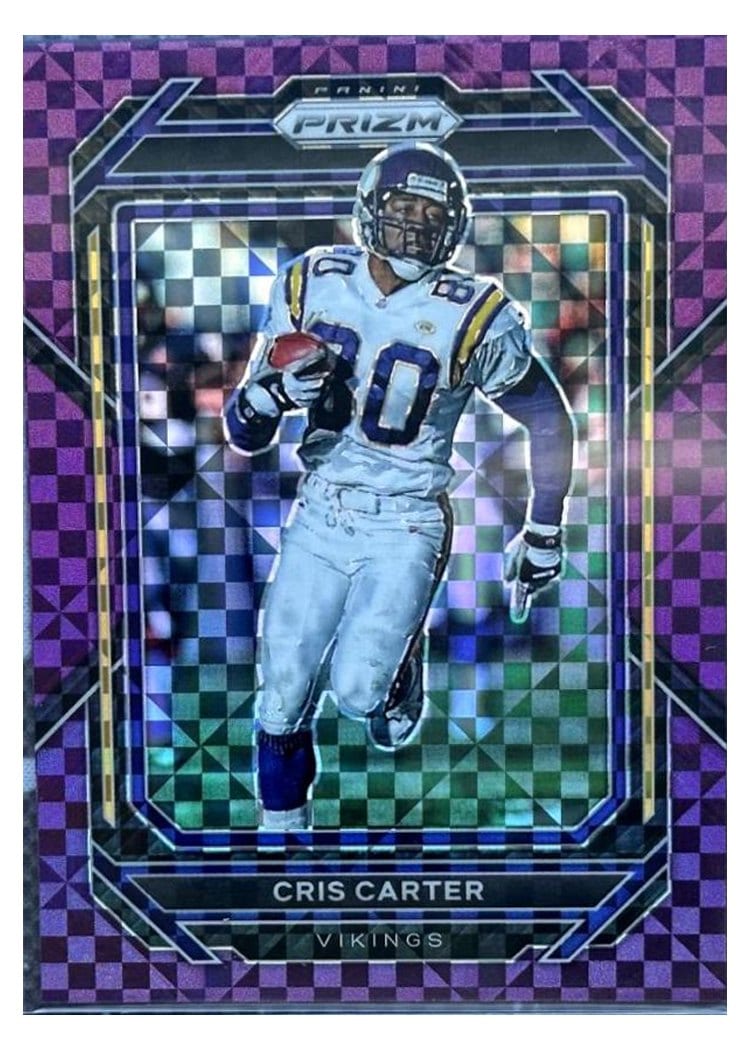2022 Panini Prizm Base Set Cris Carter #196 card