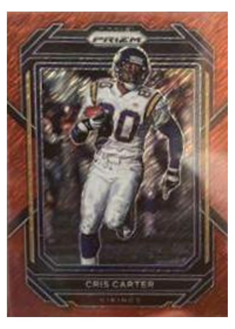 2022 Panini Prizm Base Set Cris Carter #196 card