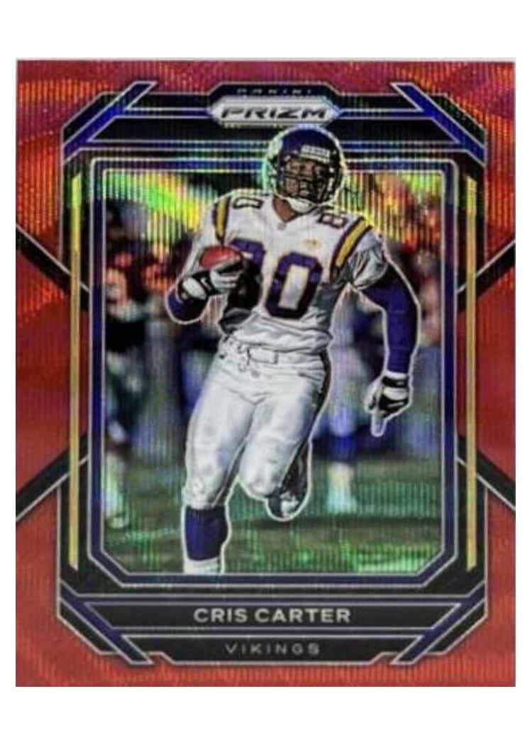 2022 Panini Prizm Base Set Cris Carter #196 card