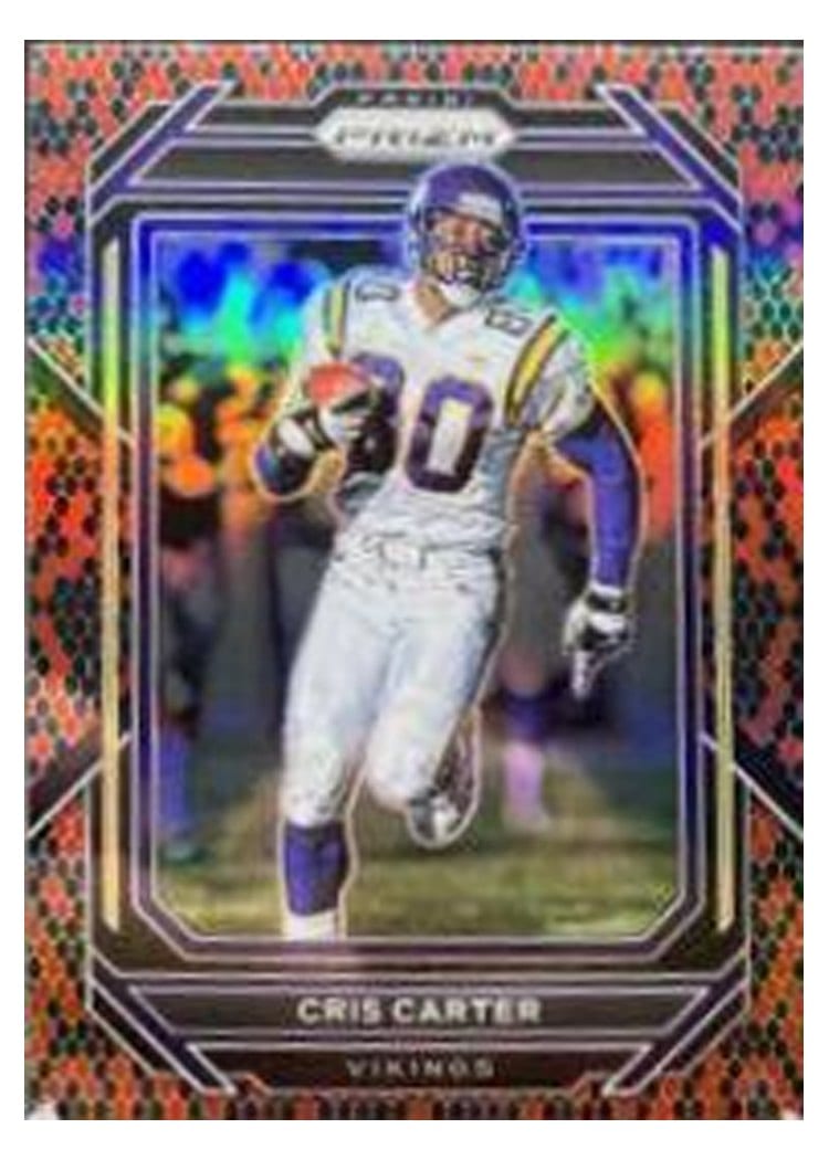 2022 Panini Prizm Base Set Cris Carter #196 card