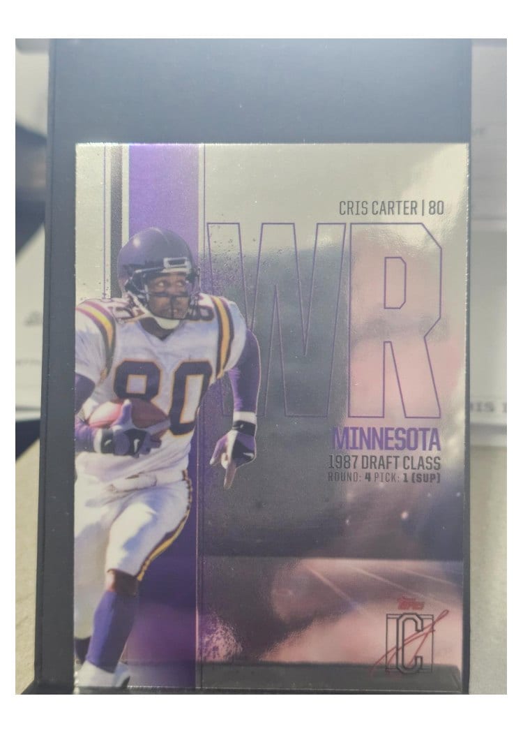 2024 Topps Signature Class Base Chrome Variation Cris Carter #BCV-32 card