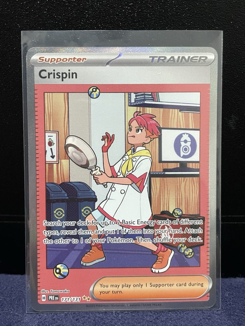 Crispin Prismatic Evolutions card