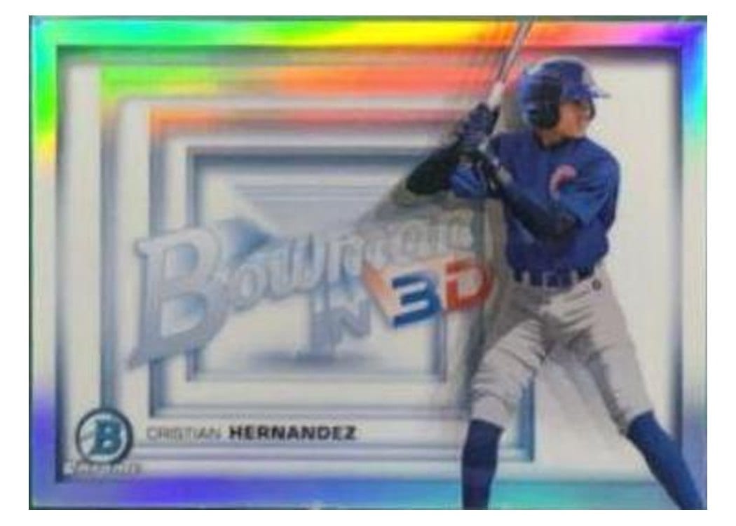 2022 Bowman 3D Cristian Hernandez #B3D-9 card