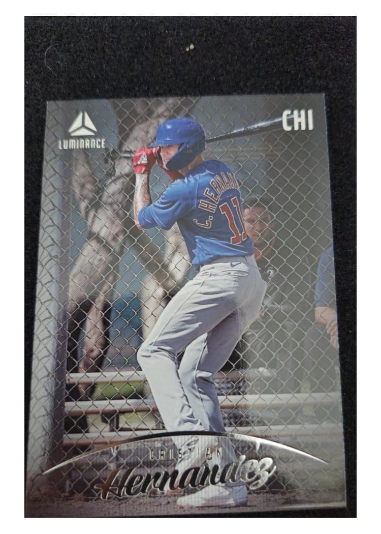 2023 Panini Chronicles Luminance Cristian Hernandez #7 card