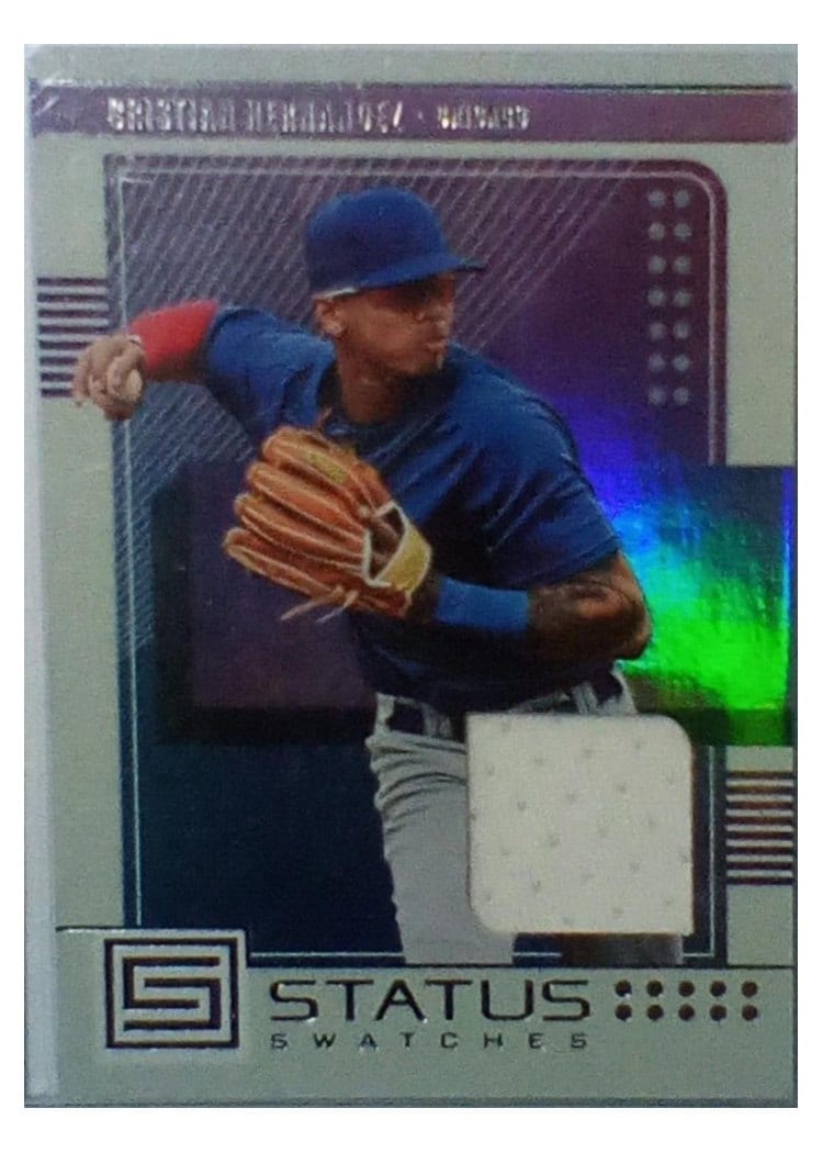 2023 Panini Chronicles Status Swatches Cristian Hernandez #SS-CH card
