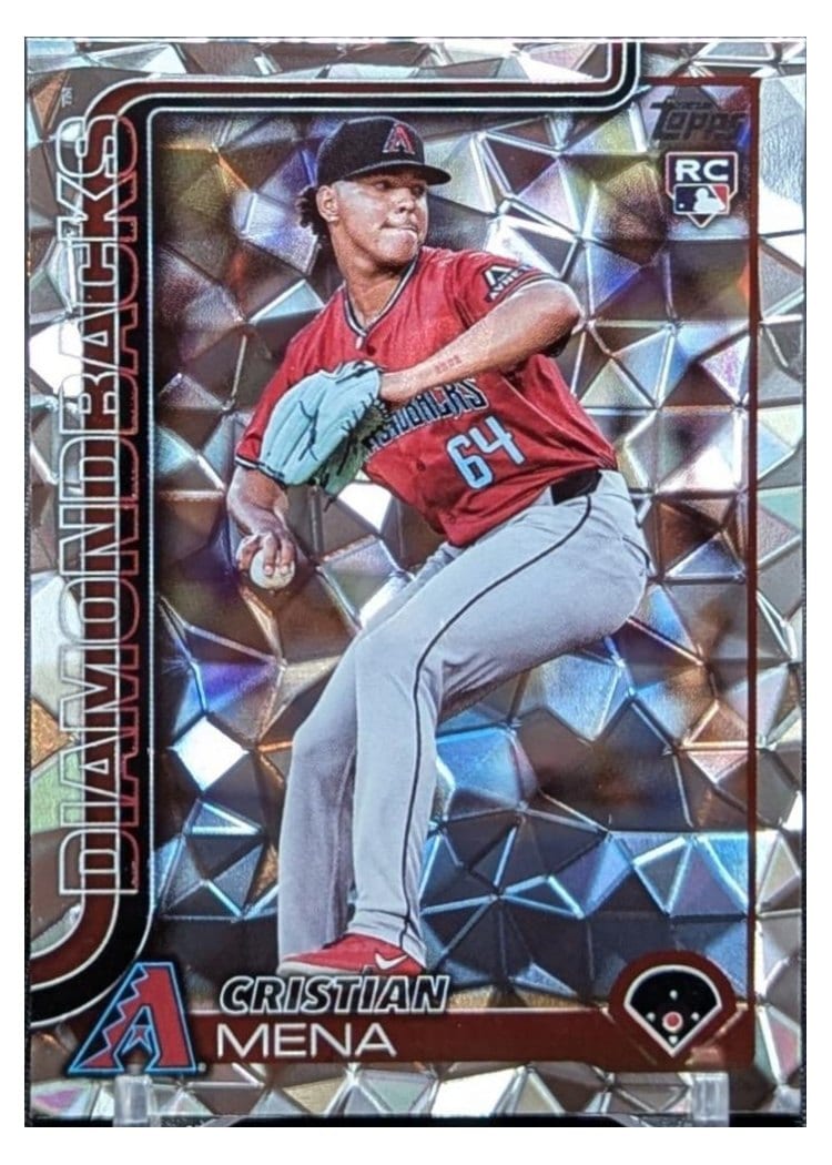 2025 Topps Base Set Cristian Mena Diamante Foil #120 card