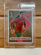 2026 Panini FIFA World Cup Sticker Collection Extra Cristiano Ronaldo Gold card