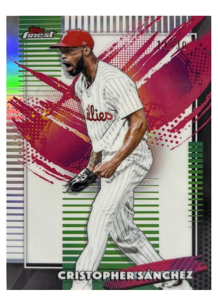 2026 Topps Finest Cristopher Sanchez White Refractor #226 card