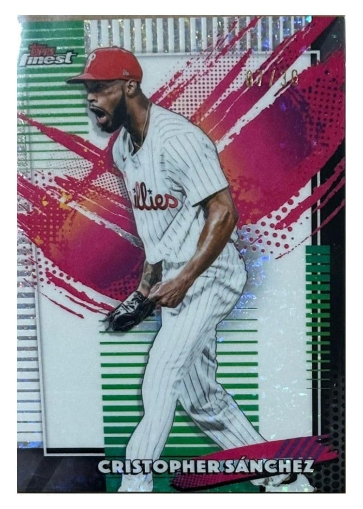 2026 Topps Finest Cristopher Sanchez White Mini Diamond Refractor #226 card
