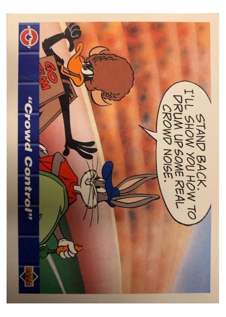 1992 Upper Deck Comic Ball 4 Crowd Control #103 card