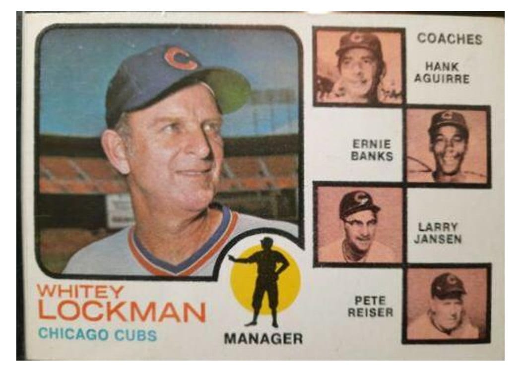 1973 Topps Cubs Field Leaders #81 card