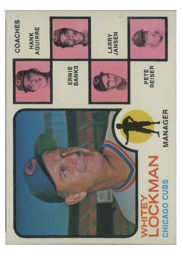 1973 Topps Cubs Field Leaders #81 card