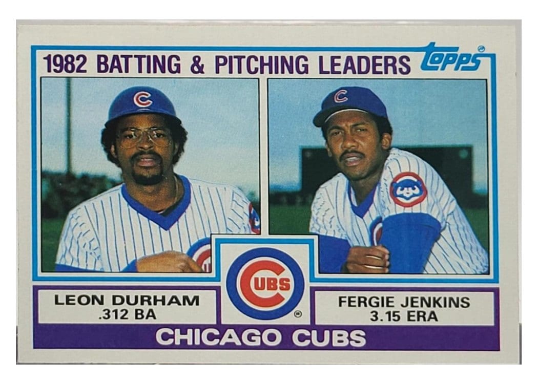 1983 Topps Cubs Leaders #51 card
