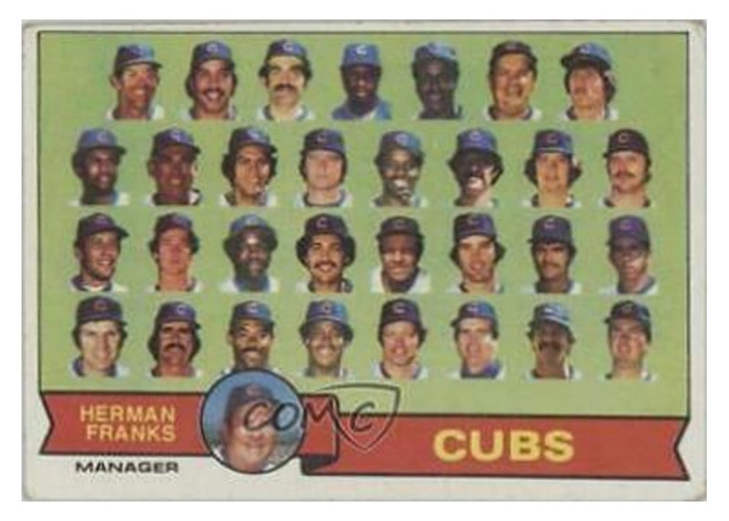 1979 Topps Cubs Team #551 card
