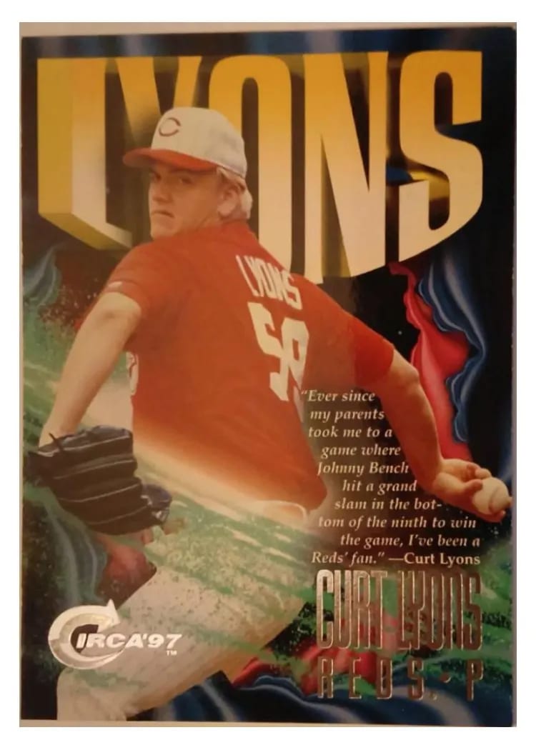 1997 Circa Curt Lyons #41 card
