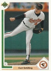 1991 Upper Deck Base Set Curt Schilling #528 card