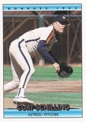 1992 Donruss Base Set Curt Schilling #757 card