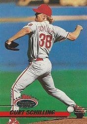 1993 Stadium Club Base Set Curt Schilling #422 card