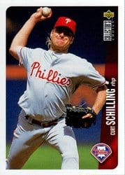 1996 Collector's Choice Base Set Curt Schilling #672 card