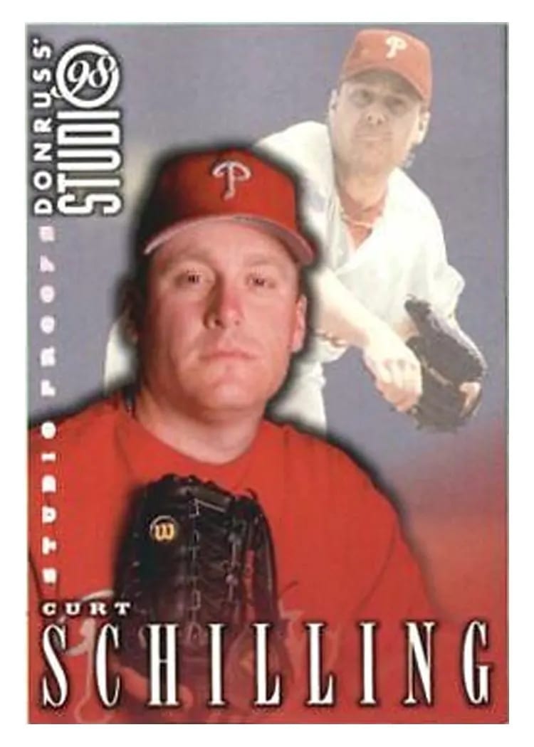 1998 Studio Curt Schilling #152 card
