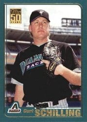 2001 Topps Base Set Curt Schilling #580 card