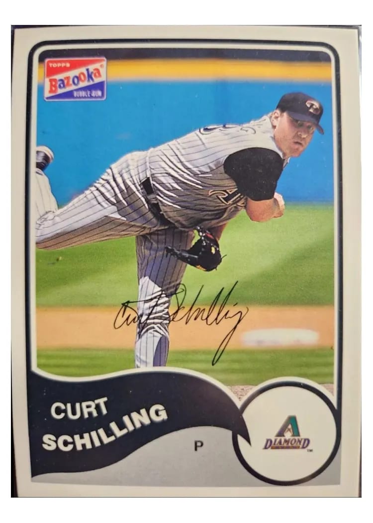 2003 Bazooka Curt Schilling #70 card