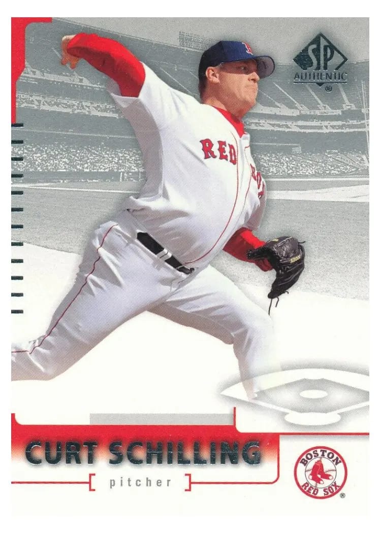 2004 SP Authentic Curt Schilling #82 card