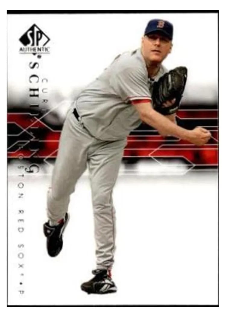 2008 SP Authentic Curt Schilling #100 card