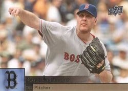 2009 Upper Deck Base Set Curt Schilling #47 card