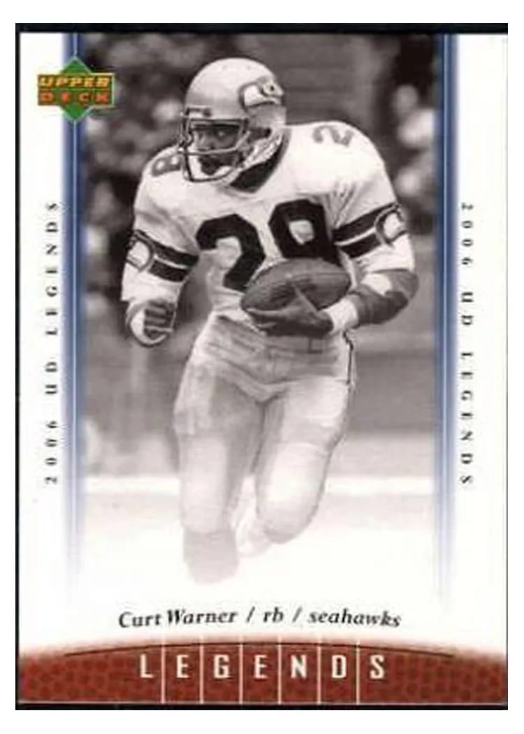 2006 Upper Deck Legends Curt Warner #84 card