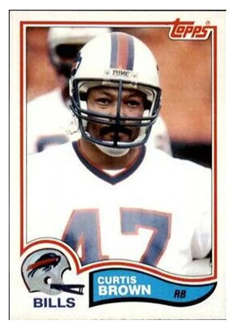 1982 Topps Curtis Brown #23 card