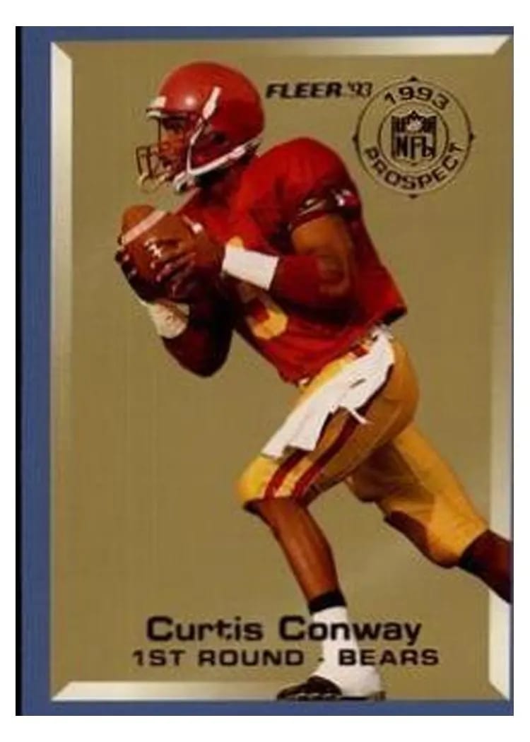 1993 Fleer Prospects Curtis Conway #5 card