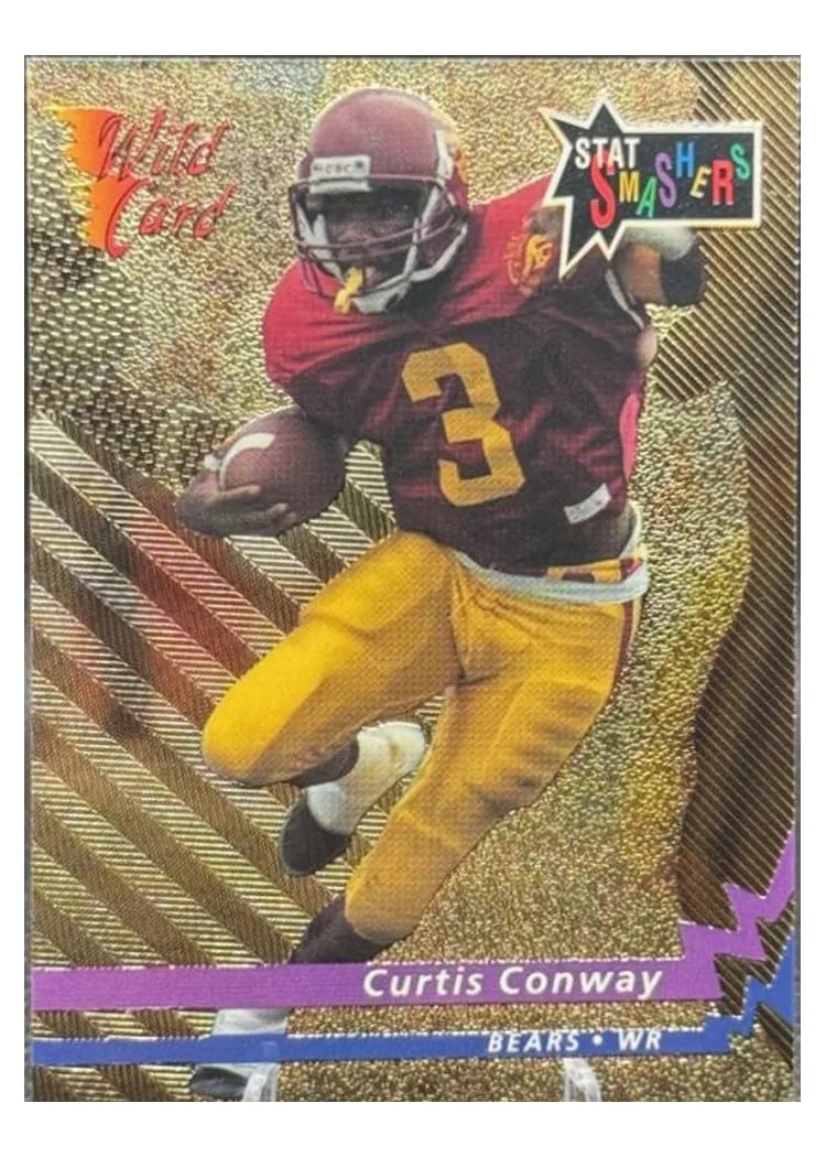 1993 Wild Card Stat Smashers Curtis Conway Gold #CSS-94 card