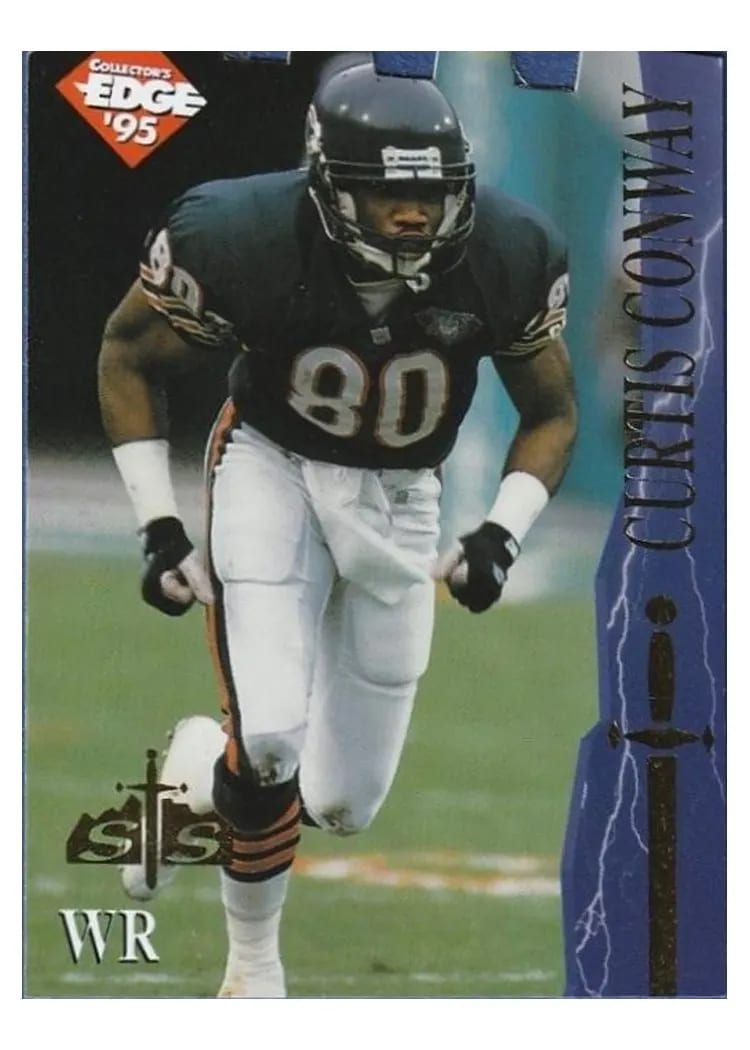 1995 Collector's Edge Excalibur Curtis Conway S & S Gold Die Cut #11 card