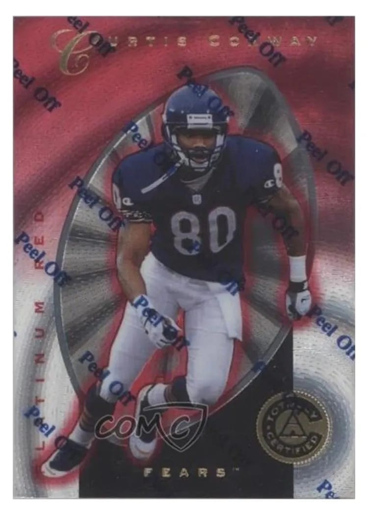 1997 Pinnacle Totally Certified Curtis Conway #73 card